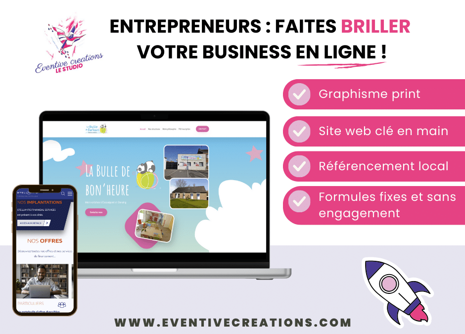 Agence Web entrepreneurs à Valenciennes et création de site internet - Eventive Studio
